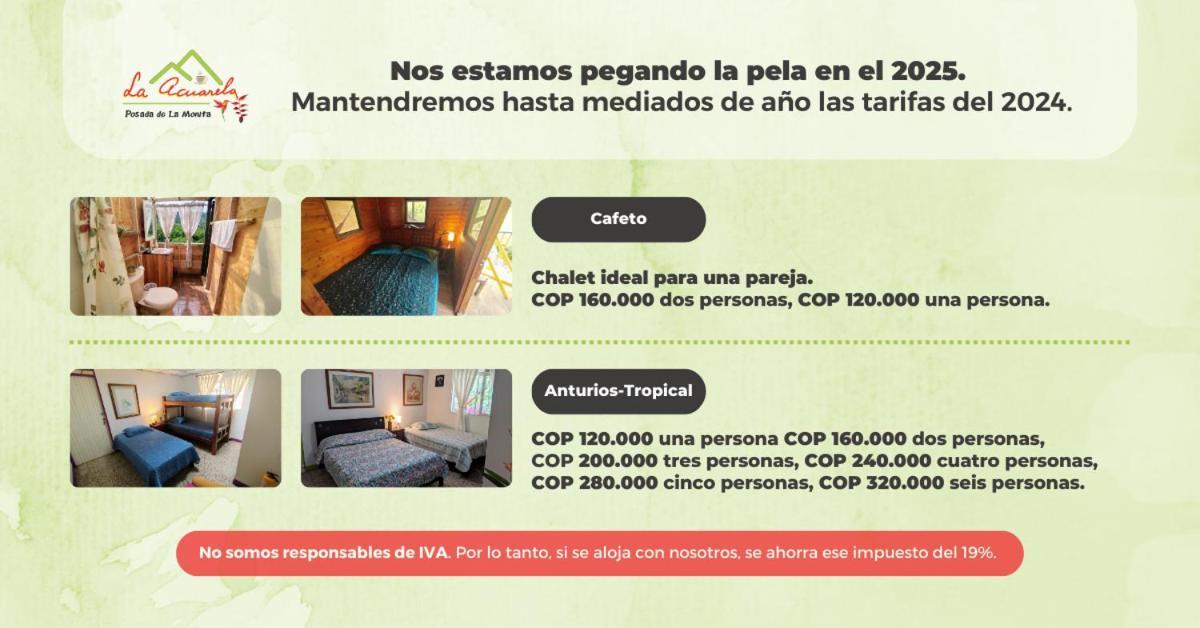 La Acuarela, Posada De La Monita Pereira Kültér fotó